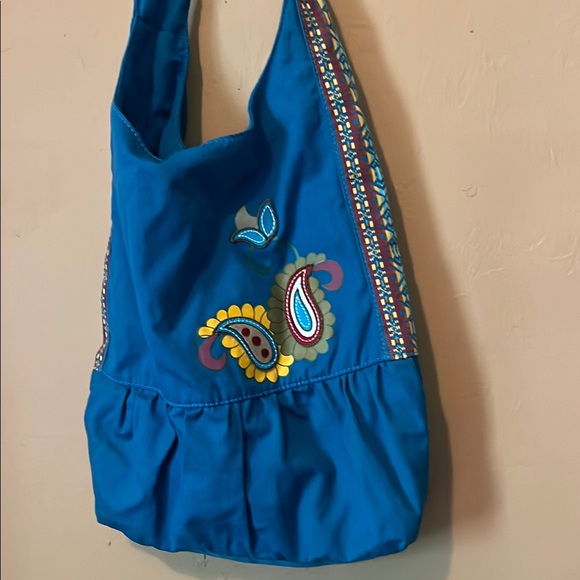 Vintage Handbags - farmers market tote bag Cotton boho design